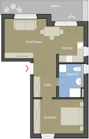 765€ x 2ZW x 52,98qm x 10,58qm Dachterasse x EBK